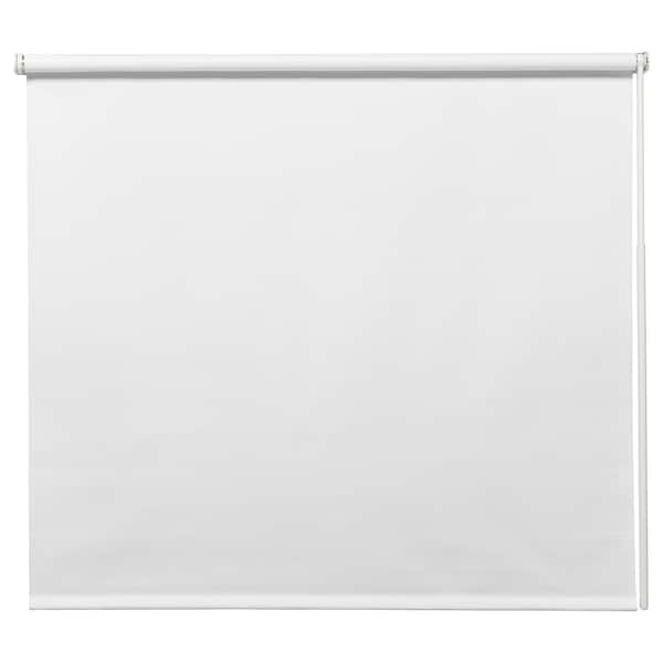 FRIDANS - Block-out roller blind, white, 100x195 cm