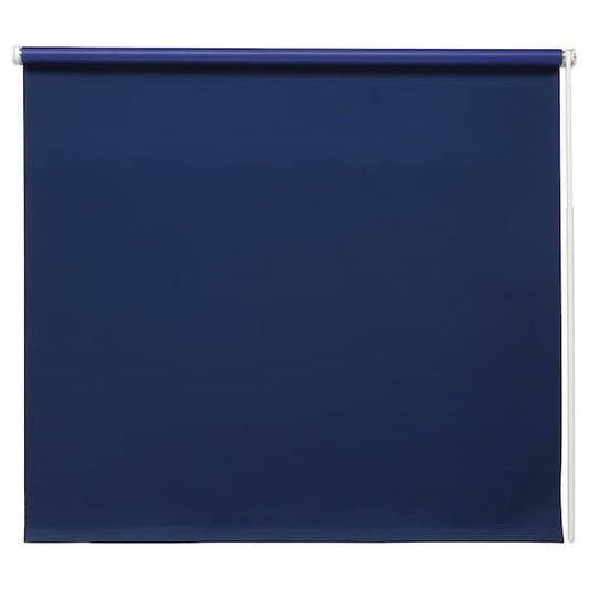 Ikea FRIDANS - Block-out roller blind, blue, 100x195 cm