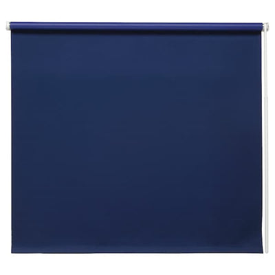 FRIDANS - Block-out roller blind, blue, 60x195 cm - best price from Maltashopper.com 20396905