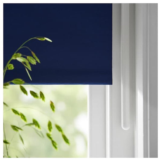 Ikea FRIDANS - Block-out roller blind, blue, 80x195 cm