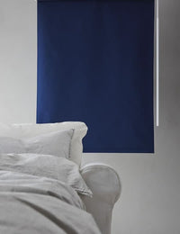 FRIDANS - Block-out roller blind, blue, 100x195 cm - best price from Maltashopper.com 40396886