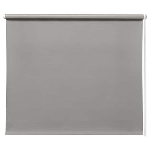 FRIDANS - Block-out roller blind, grey, 180x195 cm
