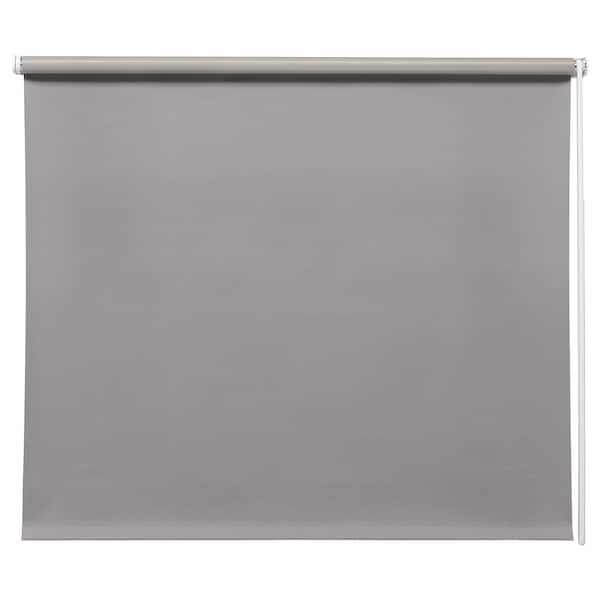 Ikea FRIDANS - Block-out roller blind, grey, 100x195 cm