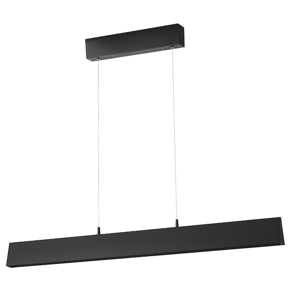 FRIDSLUND - LED pendant lamp, black, , 90 cm - best price from Maltashopper.com 20496349