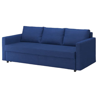 FRIHETEN 3-seater sofa bed - Blue Skiftebo , - best price from Maltashopper.com 60431563