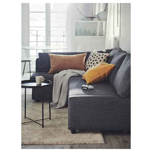 Ikea FRIHETEN / KLAGSHAMN Corner sofa bed / container, Skiftebo dark gray ,