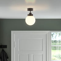 FRIHULT - Ceiling lamp, black - best price from Maltashopper.com 70431548