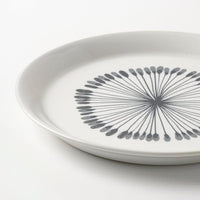 FRIKOSTIG - Side plate, white/patterned, 19 cm - best price from Maltashopper.com 50469405