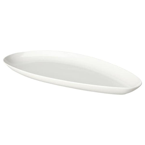 FRÖJDEFULL - Serving dish, white, 40x19 cm
