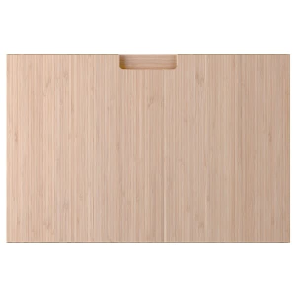 FRÖJERED - Drawer front, light bamboo, 60x40 cm