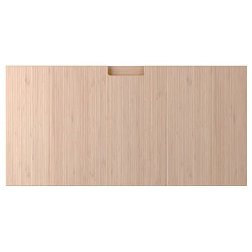 FRÖJERED - Drawer front, light bamboo, 80x40 cm