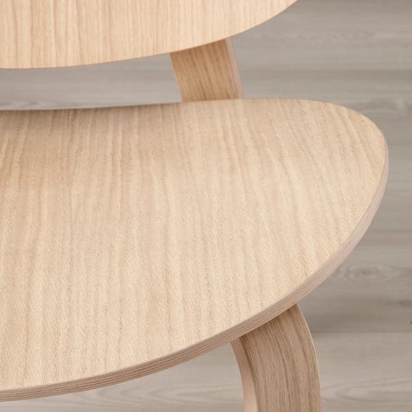 FRÖSET - Easy chair, white stained oak veneer - best price from Maltashopper.com 80425641
