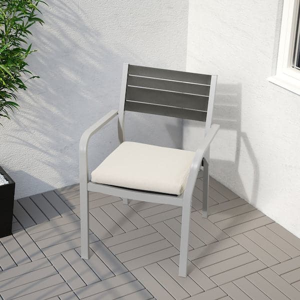 FRÖSÖN/DUVHOLMEN Outdoor chair cushion - beige 44x44 cm , 44x44 cm - best price from Maltashopper.com 59253439