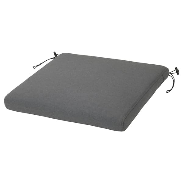 FRÖSÖN/DUVHOLMEN Outdoor chair cushion - dark grey 44x44 cm , 44x44 cm