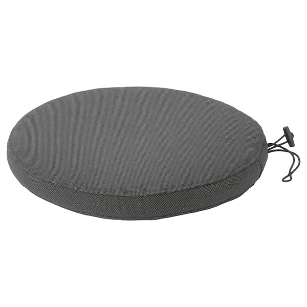 FRÖSÖN/DUVHOLMEN Outdoor chair cushion - dark grey 35 cm , 35 cm