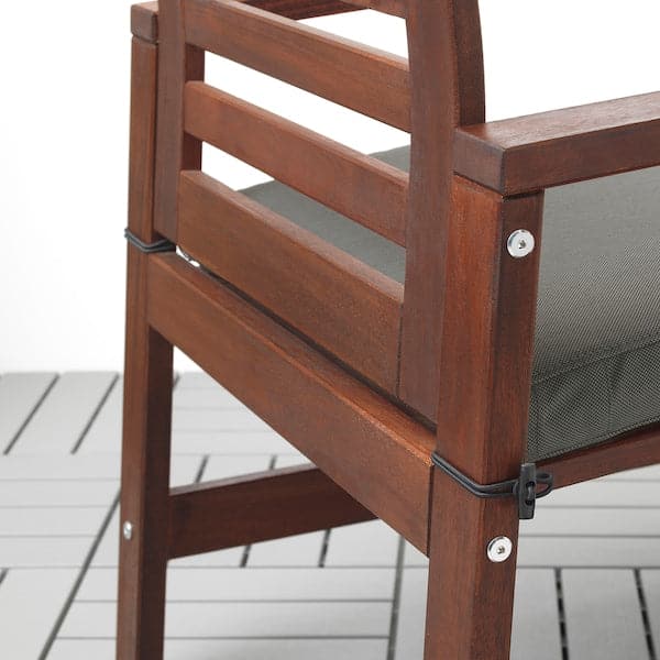 FRÖSÖN/DUVHOLMEN Outdoor chair cushion - dark grey 50x50 cm , 50x50 cm - best price from Maltashopper.com 79291360