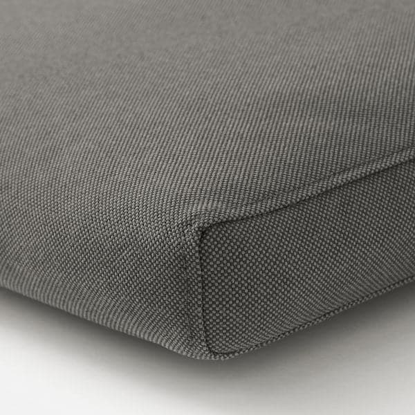 FR S N DUVHOLMEN Outdoor seat back cushion dark grey 116x45 cm