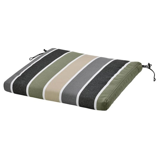 Ikea FRÖSÖN - Chair cushion cover, outdoor/patterned striped pattern,50x50 cm