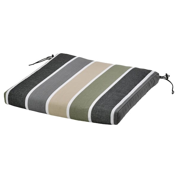 Ikea FRÖSÖN - Chair cushion cover, outdoor/patterned striped pattern,44x44 cm