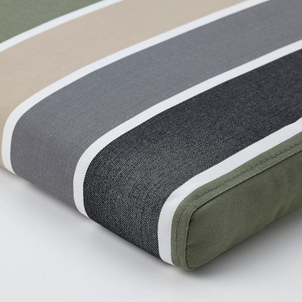 Ikea FRÖSÖN - Chair cushion cover, outdoor/patterned striped pattern,44x44 cm
