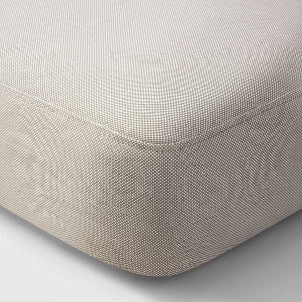 Ikea FRÖSÖN Cover for seat cushion beige outdoor 124x62 cm , 124x62 cm