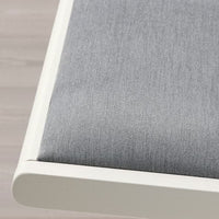 FRÖSVI - Folding chair, white/Knisa light grey , - best price from Maltashopper.com 20534332