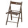 FRÖSVI - FRÖSVI Folding chair, brown
