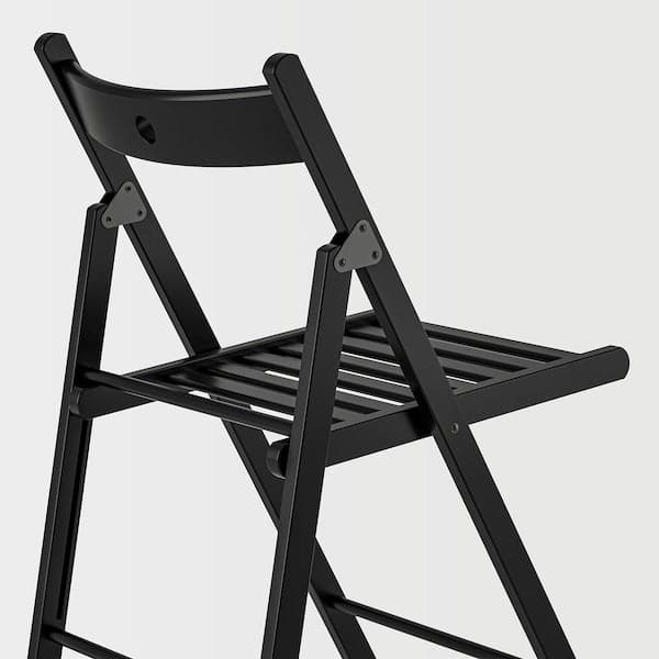 FRÖSVI - Folding chair, black - best price from Maltashopper.com 10534318