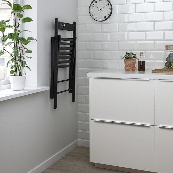 FRÖSVI - Folding chair, black - best price from Maltashopper.com 10534318