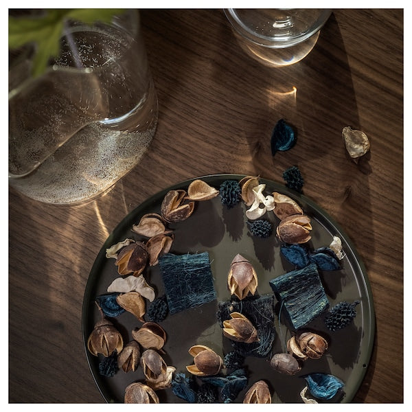 FRUKTSKOG - Scented potpourri, Vetiver & geranium/black-turquoise, 90 g - best price from Maltashopper.com 20555819