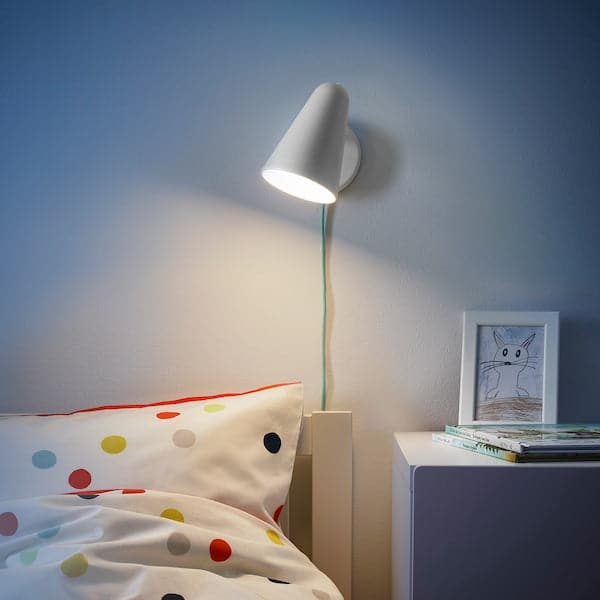 FUBBLA - LED wall lamp, white , - best price from Maltashopper.com 00381599