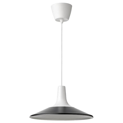 FYRTIOFYRA - Pendant lamp, white/black, 38 cm - best price from Maltashopper.com 50527269