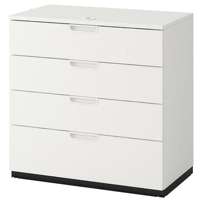 GALANT - Drawer unit, white, 80x80 cm - best price from Maltashopper.com 90365161