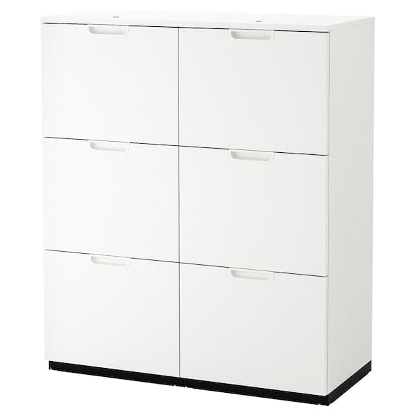 Ikea GALANT - Storage combination with filing, white, 102x120 cm