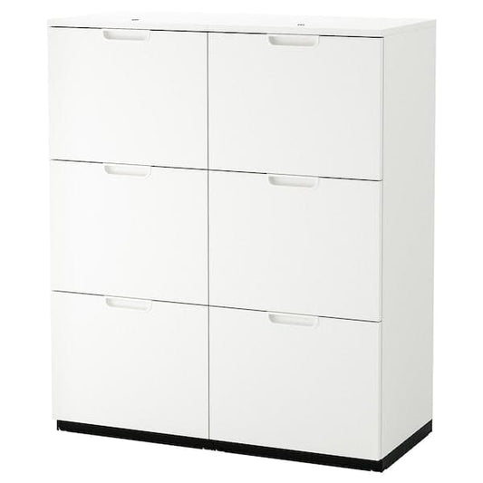 Ikea GALANT - Storage combination with filing, white, 102x120 cm