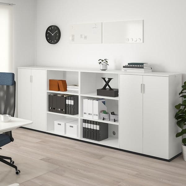 GALANT - Storage combination, white, 320x120 cm - best price from Maltashopper.com 89285783