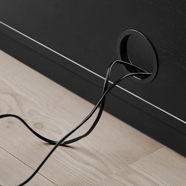 Ikea GALANT - Storage combination, black stained ash veneer, 160x120 cm