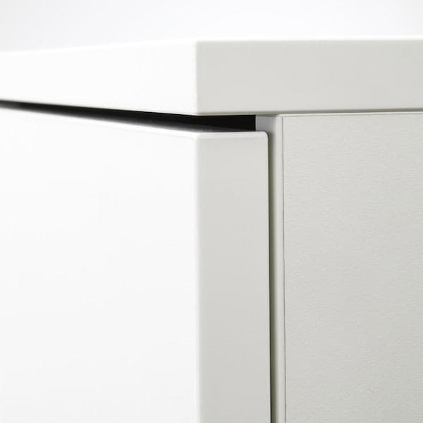GALANT - Cabinet with doors, white, 80x120 cm - best price from Maltashopper.com 10365141