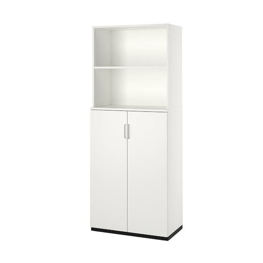 Ikea GALANT - Storage combination with doors, white, 80x200 cm
