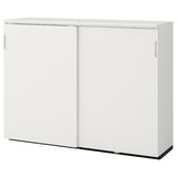 GALANT cabinet with sliding doors, white, 160x120 cm