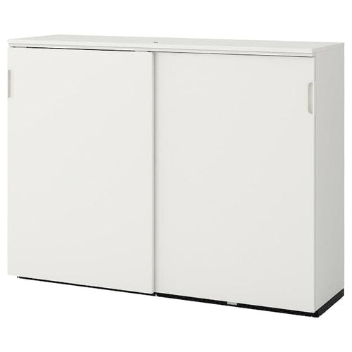 GALANT - Cabinet with sliding doors, white, 160x120 cm