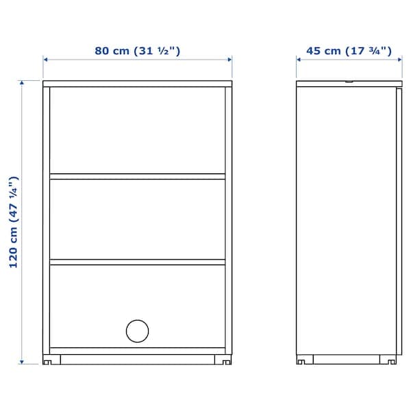 Ikea GALANT - Shelf unit, white, 80x120 cm