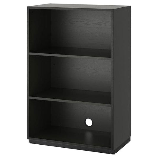 Ikea GALANT - Shelf unit, black stained ash veneer, 80x120 cm
