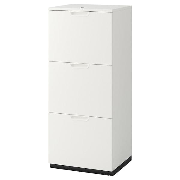GALANT - File cabinet, white, 51x120 cm - best price from Maltashopper.com 80365185