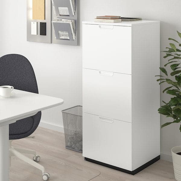 GALANT - File cabinet, white , 51x120 cm - Premium Office Furniture from Ikea - Just €414.99! Shop now at Maltashopper.com