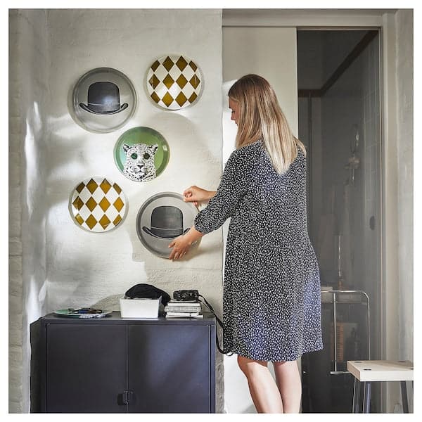 Ikea GALLERISKOG - Wall decoration, set of 3, mixed motifs