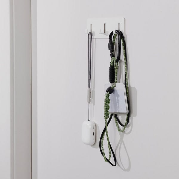 Ikea GALTBOX - Rack with 3 hooks, self-adhesive/white