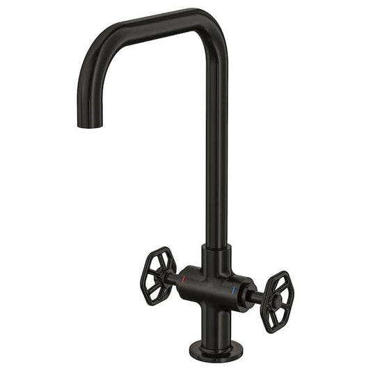 Ikea GAMLESJÖN Double Control Sink Mixer - Brushed Black Metal