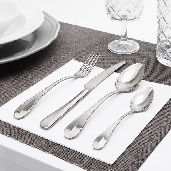 GAMMAN - 24-piece cutlery set, stainless steel - best price from Maltashopper.com 50384958