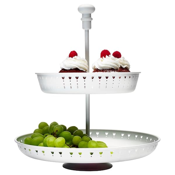 Ikea GARNERA - Serving stand, two tiers, white